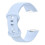(LightBlue) Soft Silicone Watch Band Solid Color Adjustable Bracelet Strap Replacement Compatible For Fitbit Charge 5 1