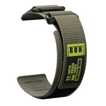 (22mm, army green) 22mm Hook and Loop Nylon Watch Band For Suunto Vertical 2/RACE S/Run/Ocean Sport Replacement Wrist Strap For Suunto 5 9 Peak Pro