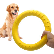 Floating Dog Fetch Toy Ring – Indestructible EVA Throw & Catch Disc, 30cm