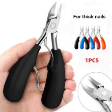 (Rot, 1PCS) Professional Cuticle Scissors Eagle Beak Pliers Manicure Pedicure Nail Clipper Set Dead Skin Remover Stainless Steel Nail Care Tool