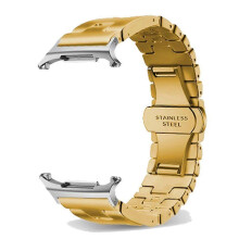 (Gold) For Samsung Galaxy Watch Ultra (2025) 47mm/ Watch Ultra 47mm Replacement Strap H Type Metal Watch Band