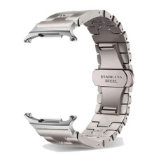 (Titanium) For Samsung Galaxy Watch Ultra (2025) 47mm/ Watch Ultra 47mm Replacement Strap H Type Metal Watch Band