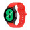 (Red) Silicone Strap For Samsung Galaxy Watch 6 / 6 Classic 2
