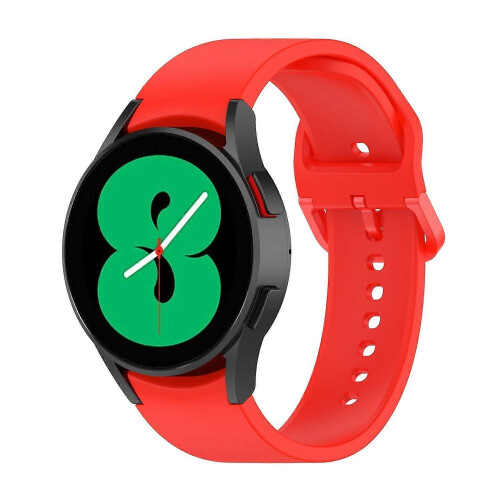 (Red) Silicone Strap For Samsung Galaxy Watch 6 / 6 Classic 1
