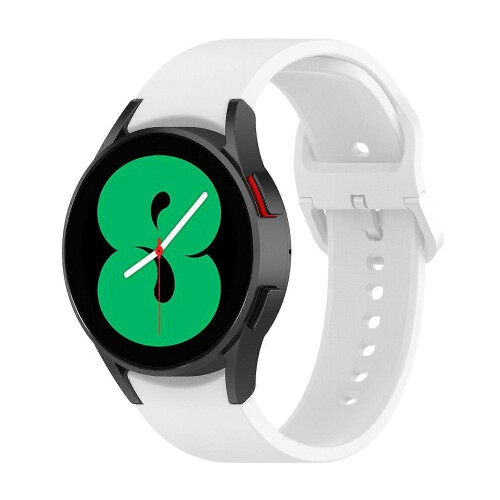 (White) Silicone Strap For Samsung Galaxy Watch 6 / 6 Classic 1