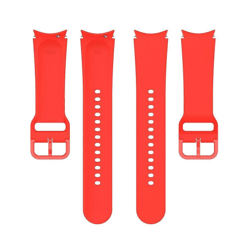 (Red) Silicone Strap For Samsung Galaxy Watch 6 / 6 Classic 2