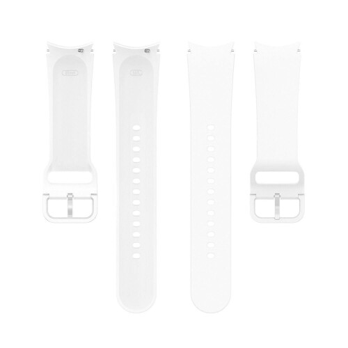(White) Silicone Strap For Samsung Galaxy Watch 6 / 6 Classic 2