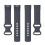 (DarkBlue) Soft Silicone Watch Band Solid Color Adjustable Bracelet Strap Replacement Compatible For Fitbit Charge 5 5