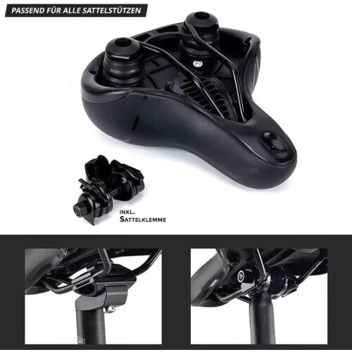 CloudComfort Pro  Final Edition Ergonomic Pain Free Cycling Bicycle Saddle red 2