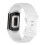 (White) Soft Silicone Watch Band Solid Color Adjustable Bracelet Strap Replacement Compatible For Fitbit Charge 5 3