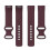 (Khaki) Soft Silicone Watch Band Solid Color Adjustable Bracelet Strap Replacement Compatible For Fitbit Charge 5 5