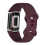 (Khaki) Soft Silicone Watch Band Solid Color Adjustable Bracelet Strap Replacement Compatible For Fitbit Charge 5 3