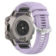 (Purple) A2029 Quick Release Watch Strap Compatible For Huami Amazfit Falcon , 22mm Soft Silicone Replacement Watch Band