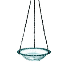 Vogelbad Fr Drau?en Water Feeder For Birds Sturdy Metal Birdhouse Station Hanging For GardenBird Watching Window Wildlife Photography Blue