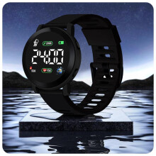 (Matches the image) Waterproof LED Electronic Watch for Men Women Astronaut Calendar Digital Sports Wristwatch Unisex