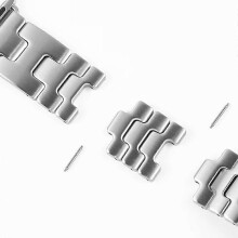 (Black) For Samsung Galaxy Watch Ultra (2025) 47mm/ Watch Ultra 47mm Replacement Strap H Type Metal Watch Band