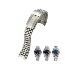 Rolex Strap GMT Master II Watch Bracelet Jubilee with Oyster Clasp 316L Solid Stainless Steel Bracelets 316L silver 20mm GMT II