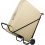 Universal Foldable Massage Table Cart for Massage Beds  with Large Rubber Wheels 2