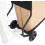 Universal Foldable Massage Table Cart for Massage Beds  with Large Rubber Wheels 3