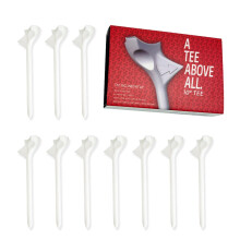 Flight Path Golf Tees, Golf Ball Tees 31/4inch 10Piece Golf Tees Stability Sports Accessory Reduce Friction Ball Holder for Outdoor