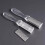 (Weiß, pack-3) Double-Sided Foot Rasp Callus Remover Portable Pedicure Tool Plastic 6