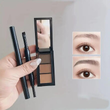 (Rosa, 1PCS) Double Ended Brow Brush Lash Comb 2 in 1 Makeup Brush Angled Spoolie Brush Cosmetic Tool