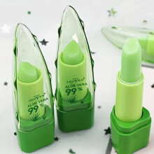 (Grün, 1PCS) Color Changing Aloe Vera Lip Gloss - Moisturizing Long Lasting Lip Balm, Natural Nourishing Temperature Change Lipstick Makeup