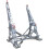 Millenium Falcon Display Stand Vertical Holder Set, DIY Display Bracket Building Blocks Kit for 75192 1