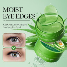 (Wie abgebildet, 1PCS) Aloe Vera Collagen Eye Mask 60 Pcs Anti Wrinkle Under Eye Patches Moisturizing Firming Eye Skin Care
