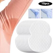 (Weiß, 10PCS) 30/20/10PCS Underarm Sweat Pads Absorbing Anti Sweat Patch Invisible Armpit Liners Unisex White