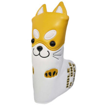 Cartoon Dog Leather Golf Iron Club Head Covers, Wedges Iron Club Protective Headcovers, Putter Protector, Golf Supplies, Yellow Ref: 7725