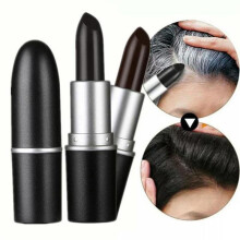 (Braun, 1PCS) Temporary Hair Color Pen for Gray Coverage Quick Dry Long Lasting Non Toxic Hair Dye Stick