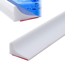 Silicone Water Stopper Shower Splash Protection, 200 cm Walkin Shower Floor Barrier