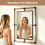 ARTLOGE Rustic Wall Mirror, 60x90cm Hanging Mirror 17