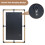 ARTLOGE Rustic Wall Mirror, 60x90cm Hanging Mirror 18
