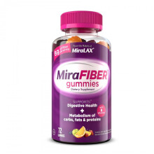 Dietary Fiber Gummies for Adults & Kids, High Fiber Sugar-Free Natural Fruit Flavor, 60 Count