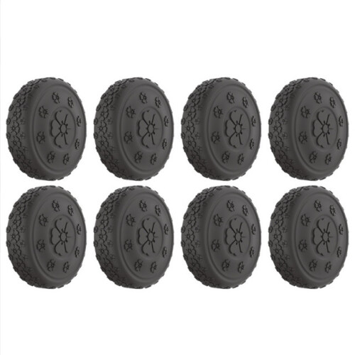 8-pack hjulskydd för resväskor Black  Model 3