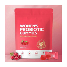 Cranberry Probiotic Gummies for Women - Urinary & Gut Health Support, 60 Count Natural Berry Flavor