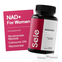 NAD+ Supplement for Women 90 Capsules Anti-Aging Skin Renewal Energy Boost