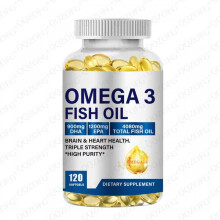 Omega 3 Fish Oil Soft Capsules - High Potency EPA DHA Deep Sea Fish Oil - Heart Joint Brain Support - 120 Count
