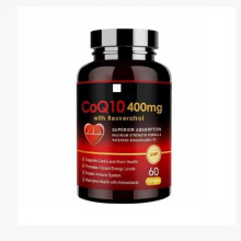 Coenzyme Q10 Capsules High Absorption Reduced Form Heart Health Energy Boost 120 Count Non-GMO