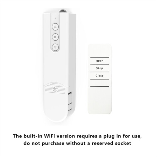 Built-in WiFi  DIY Motorized Chain Curtain Motor APP/Voice/Remote Timer Settings (Without Gateway) 2