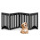 Puerta plegable para mascotas - 4 paneles, MDF, 203 x 60 cm, marrón 2