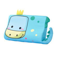 Schlummer Original Calmlye Pillow, 's Pillow for Better Sleep, Snooze Kids Pillow Calmly Ergonomic (Linus the Dino)