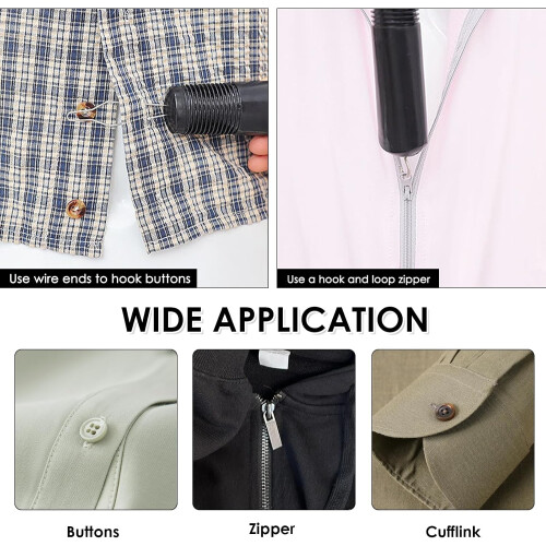 Button Aid for Seniors, Button Threader, Button Hook  Zip Aid, Dressing Aid 1