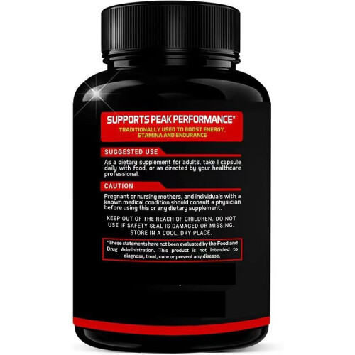 Maca Capsules - Boost Energy & Stamina - Natural Herbal Extract - 60 Count 2