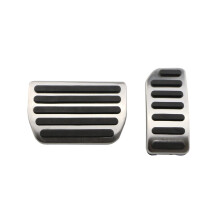 Pedal Covers For Volvo V60 V70 S60 S60L XC60 XC70 S80 S80L Stainless Steel AT MT Auto Pedals Footrest Gas Brake Pedal Pad Cover Pedal Pads (AT)