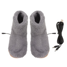 Heated Socks, USB Charging, Soft Relaxing Indoor Shoes for Men and Women