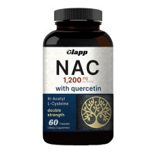 NAC Supplement with Quercetin 1000mg Immune Liver Lung Health Support Antioxidant 60 Capsules