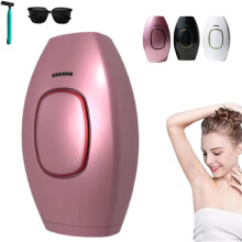 Bloomy Luminology IPL Epilator 5 Energy Levels for Body and Face Men and Women (Pink)
